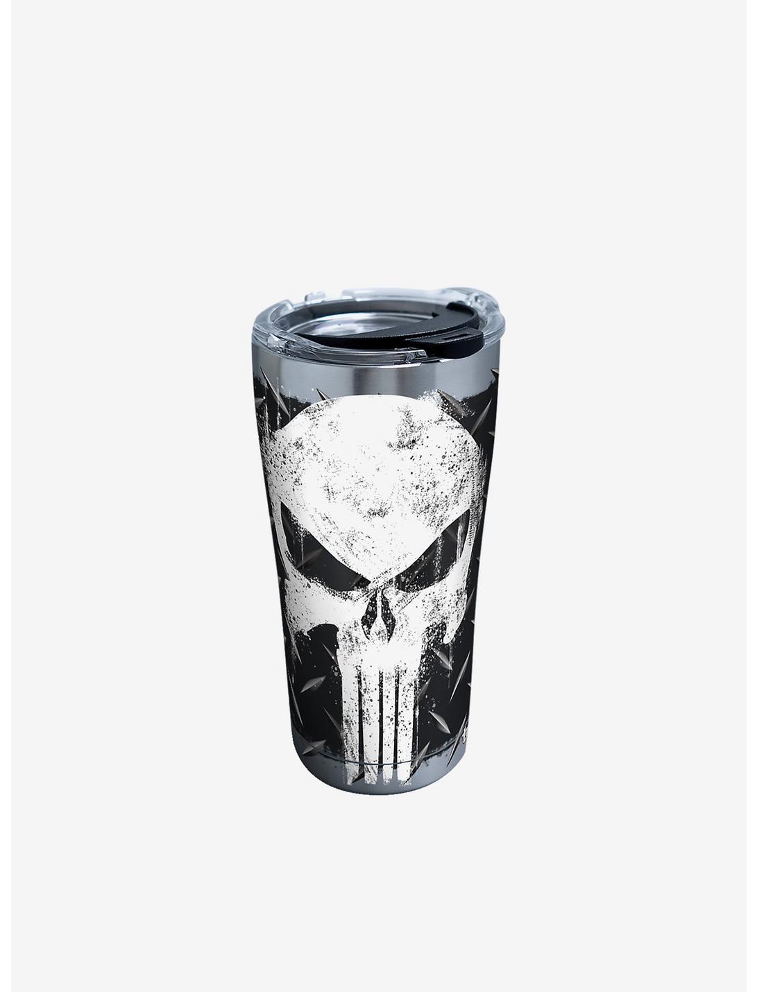 Marvel Punisher 20oz Stainless Steel Tumbler With Lid, , hi-res