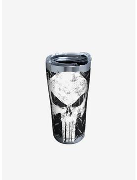 Plus Size Marvel Punisher 20oz Stainless Steel Tumbler With Lid, , hi-res