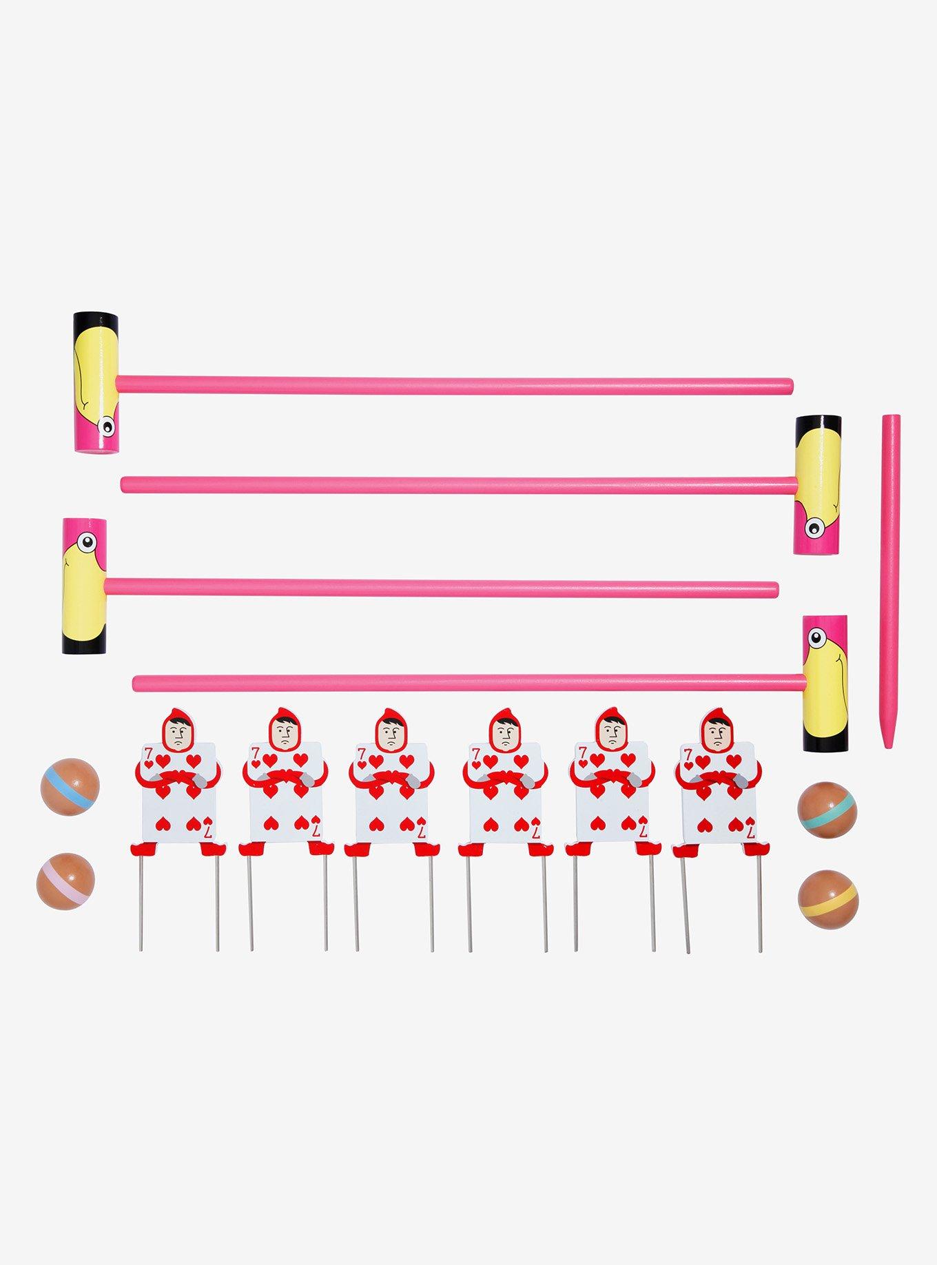 Alice in Wonderland Queen of Hearts Croquet Set BoxLunch