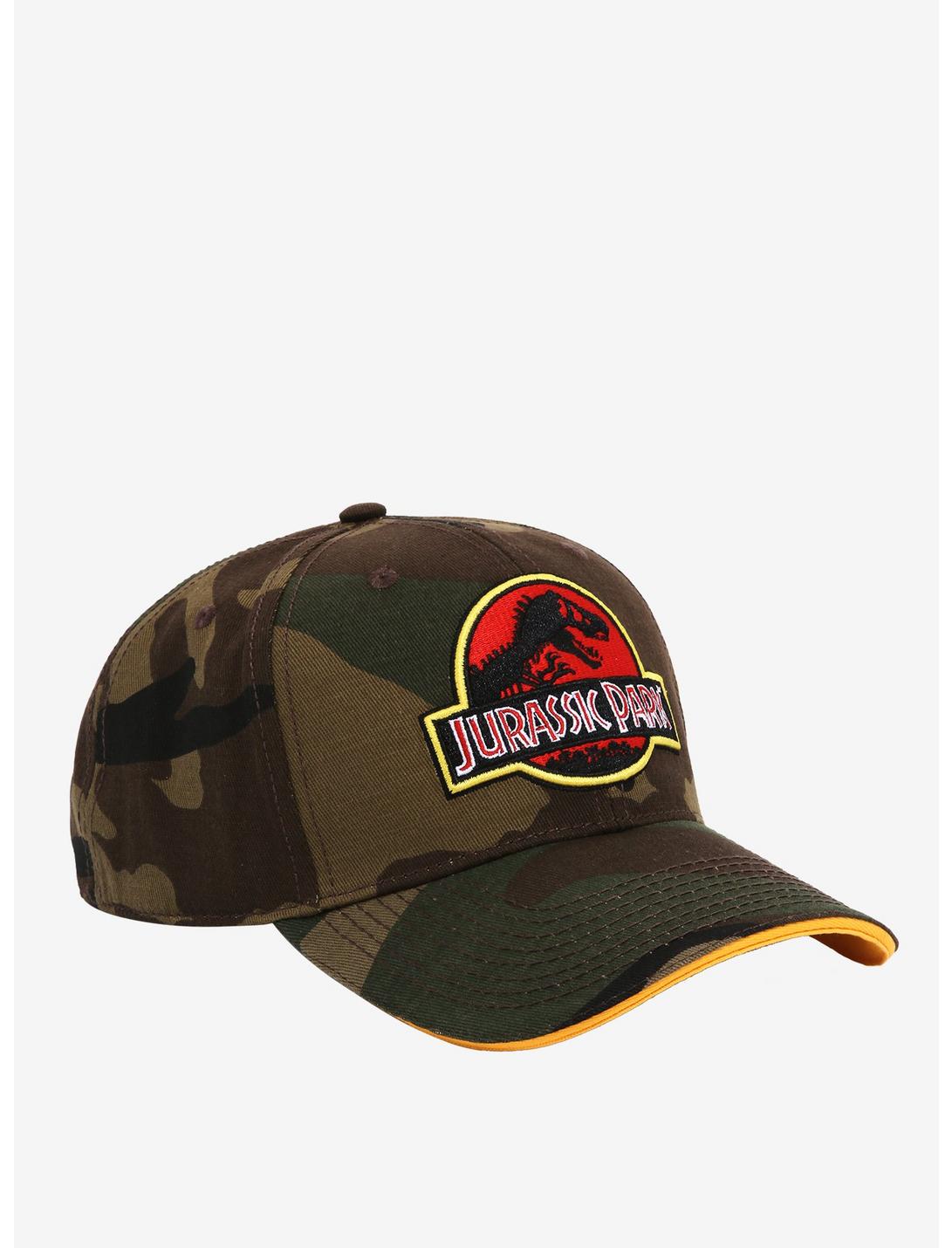 Jurassic Park Camo Snapback Hat, , hi-res