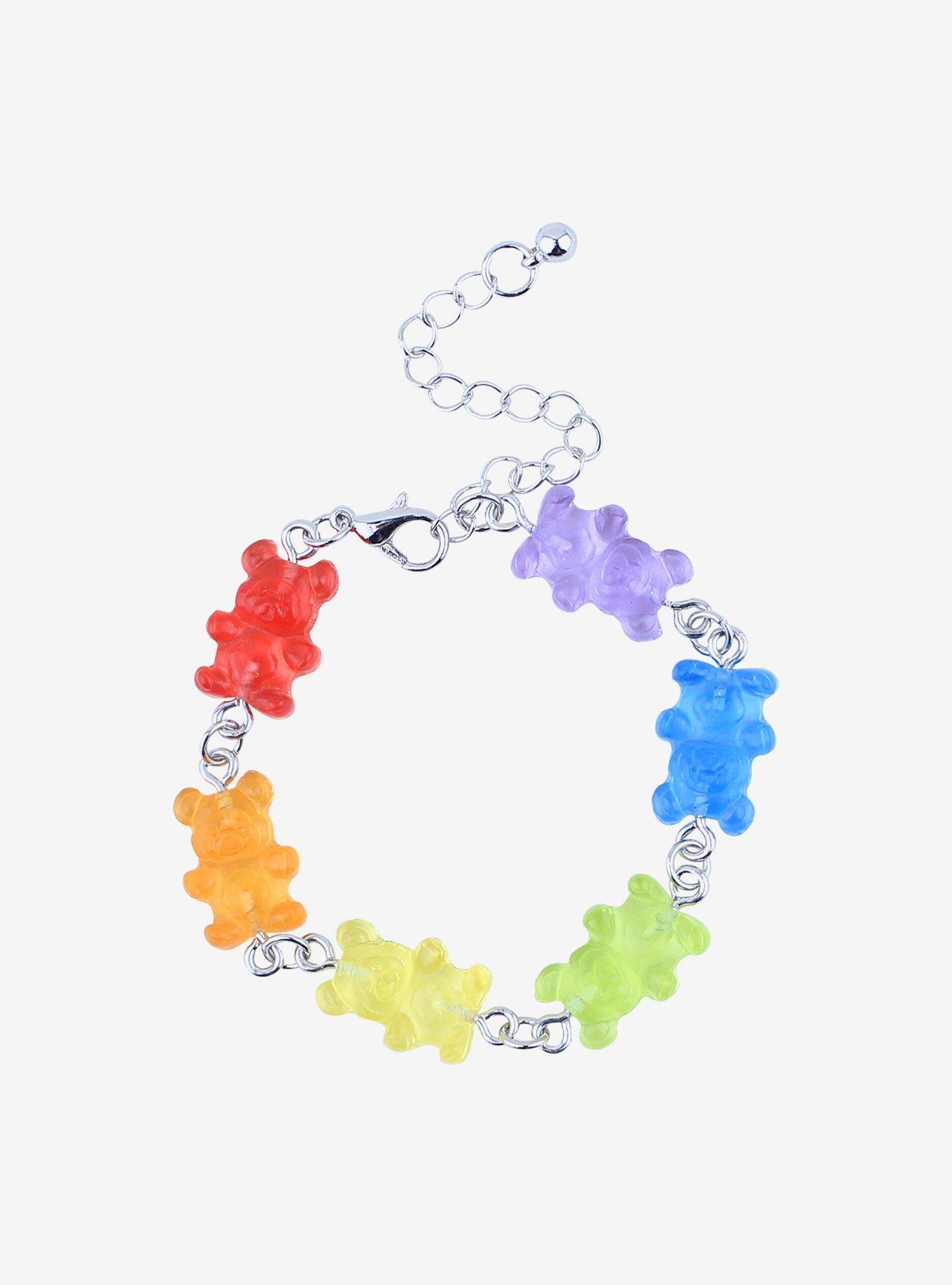 Rainbow Bear Chain Bracelet, , hi-res