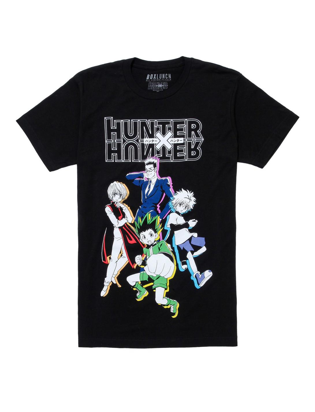 Hunter x Hunter Group T-Shirt - BoxLunch Exclusive, BLACK, hi-res