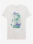 Marvel Black Panther Wakanda Floral T-Shirt - BoxLunch Exclusive, WHITE, hi-res