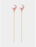 Sailor Moon CZ Moon Stick Hair Sticks, , hi-res