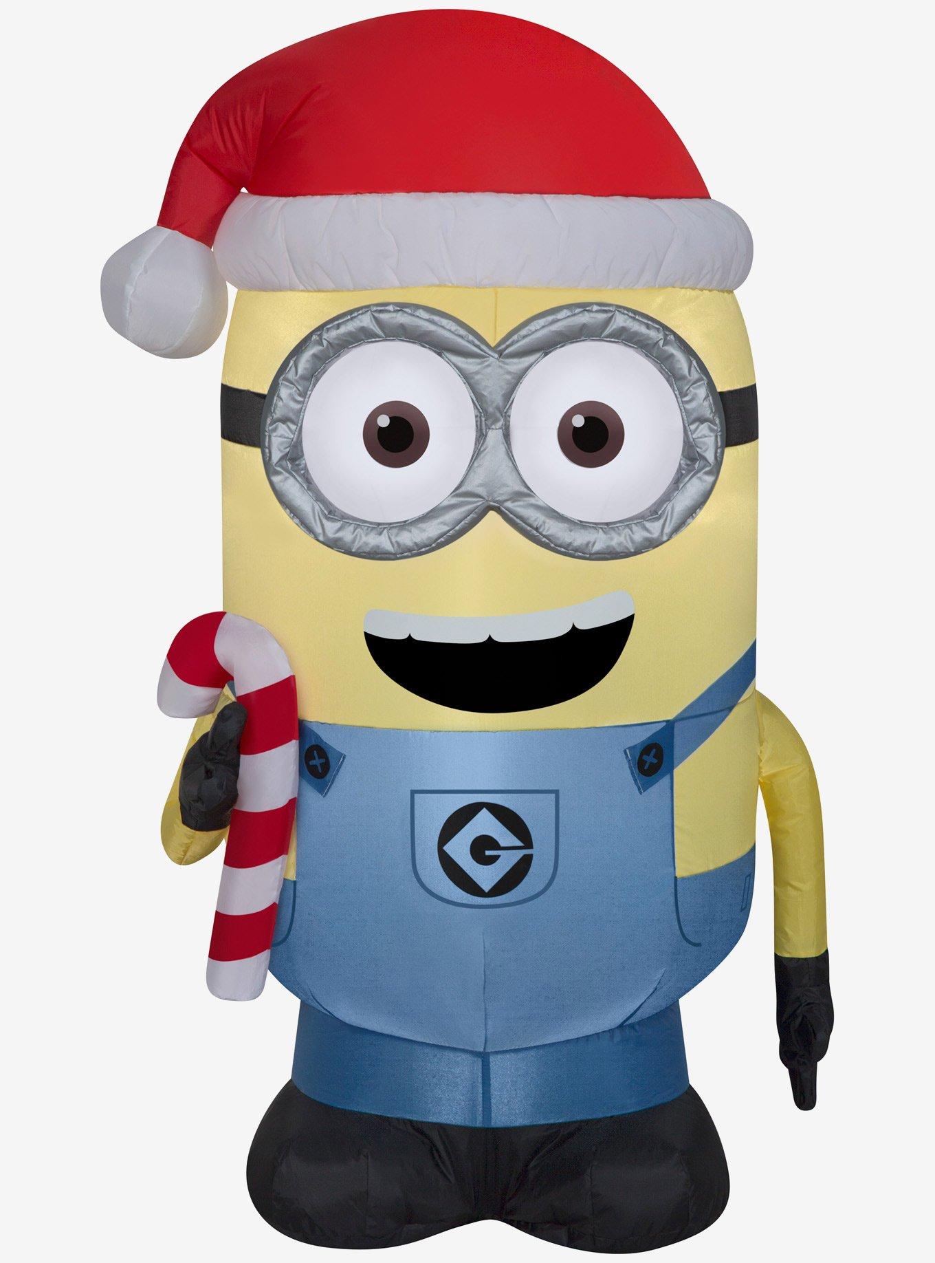 Minions Dave With Candy Cane Small Airblown, , hi-res