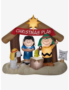 Peanuts Nativity Scene Airblown, , hi-res