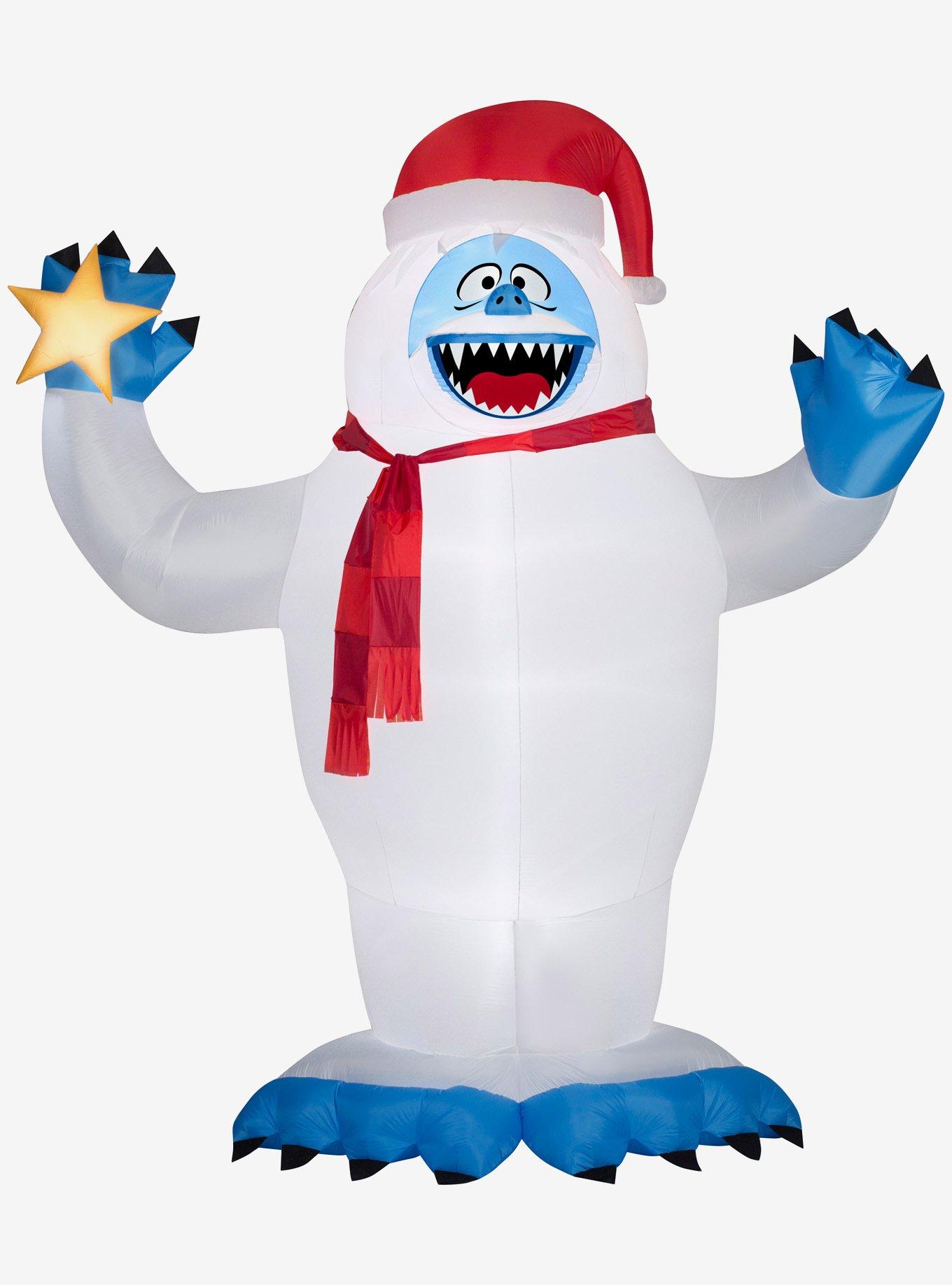 Rudolph Bumble With Santa Hat Giant Airblown, , hi-res