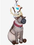 Disney Frozen Olaf Sitting On Sven Scene Large Airblown, , hi-res