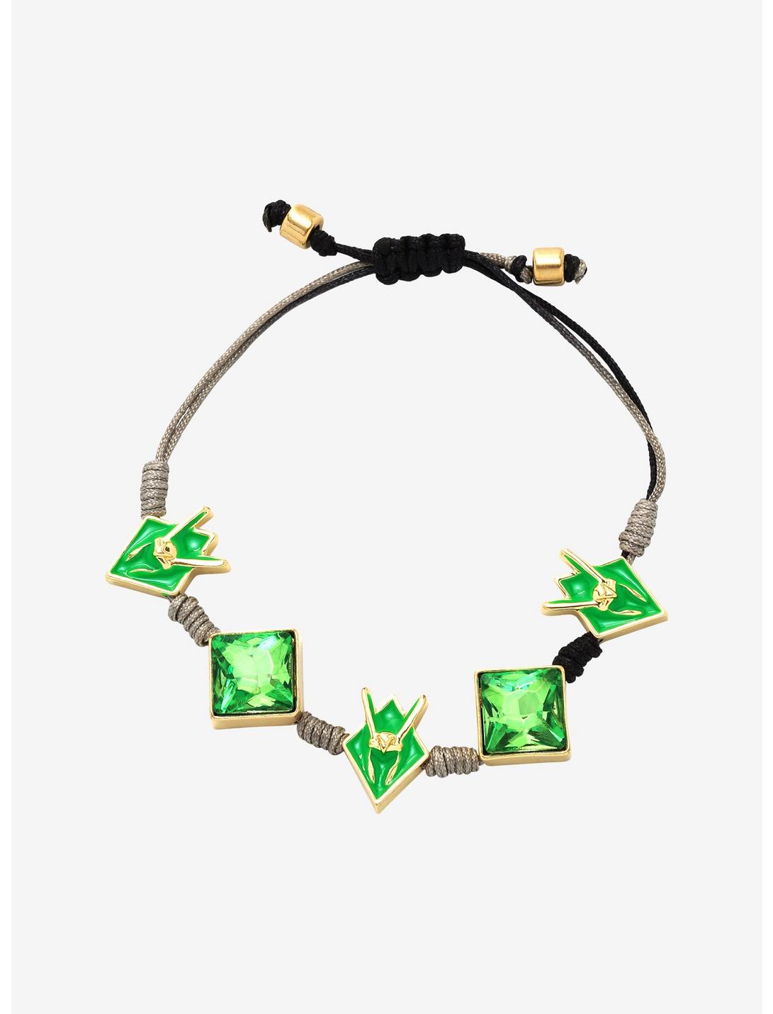 Marvel Loki Gem Cord Bracelet, , hi-res