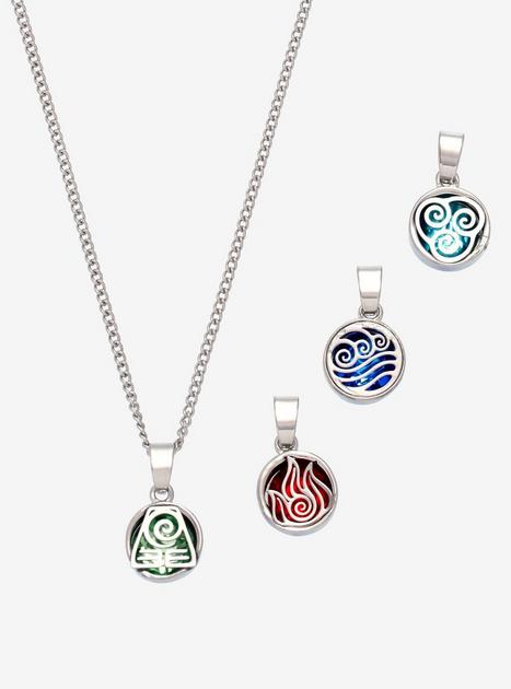 Journey Changeable Charm Holder Necklace (shown with a Swimming