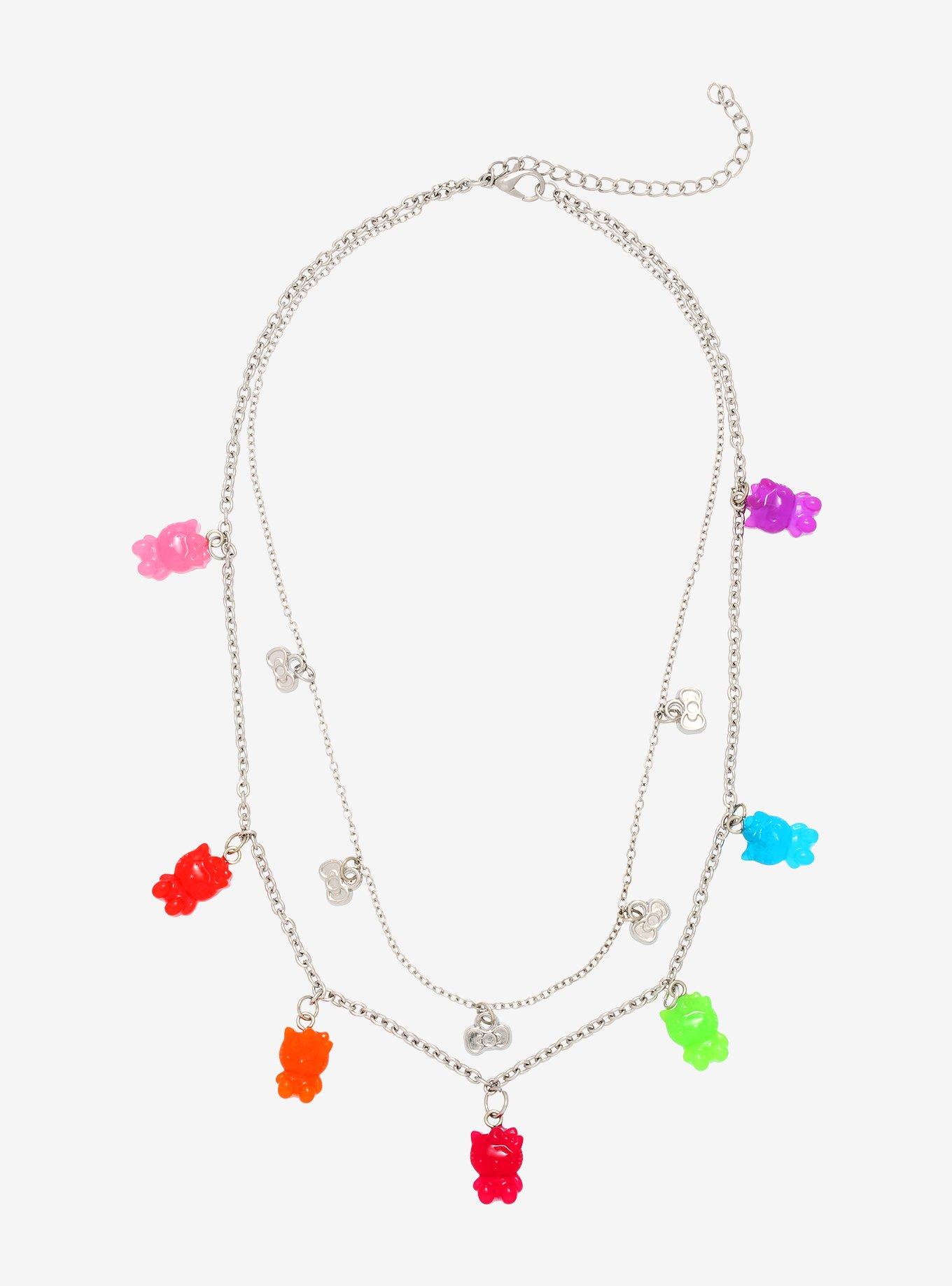 Hello Kitty Layered Chain Necklace, , hi-res