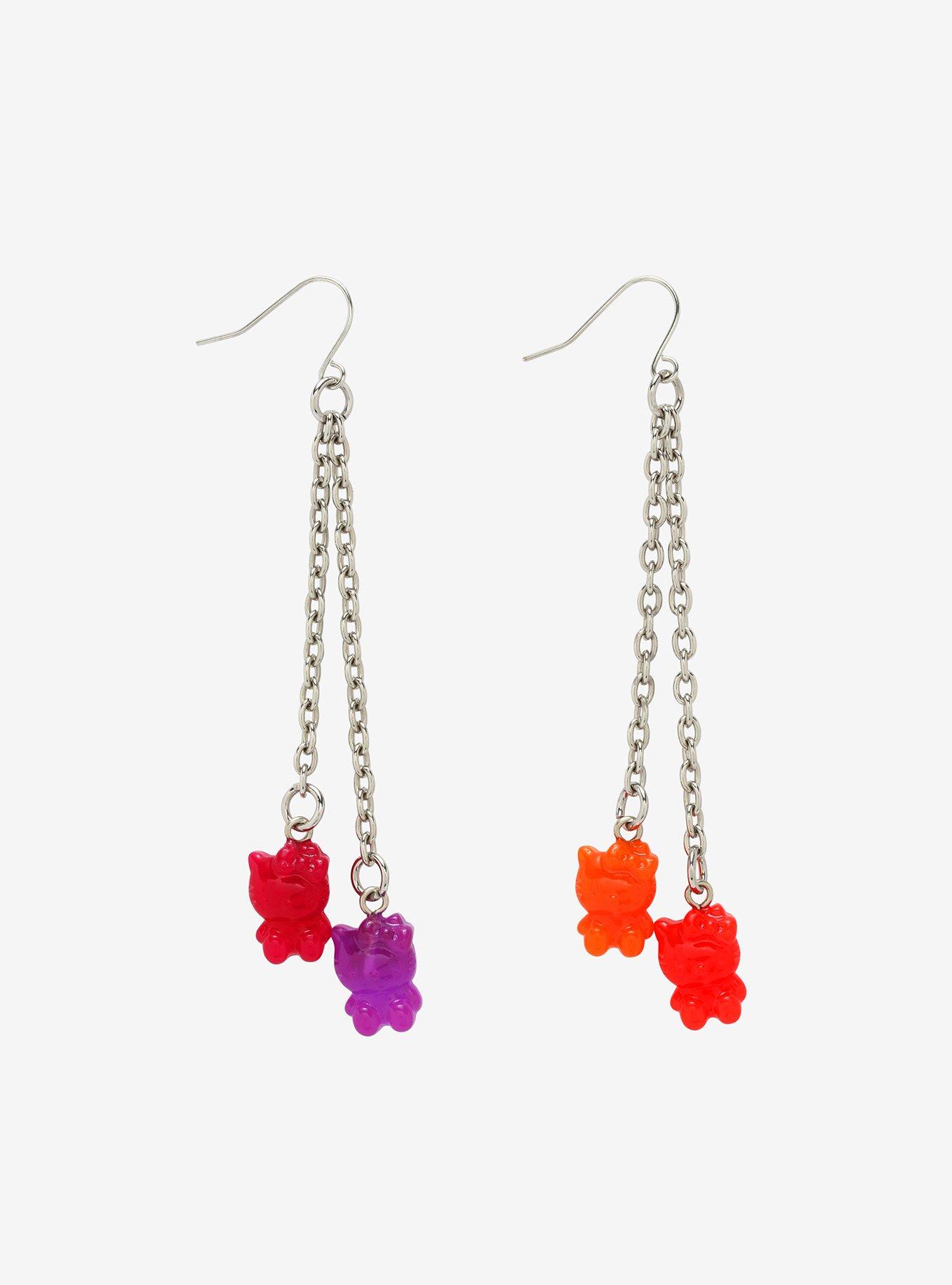 Hello Kitty Candy Chain Earrings, , hi-res