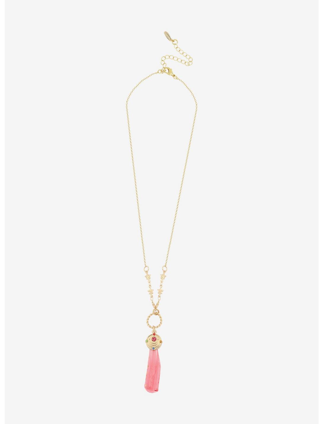 Sailor Moon Pink Crystal Star Necklace, , hi-res