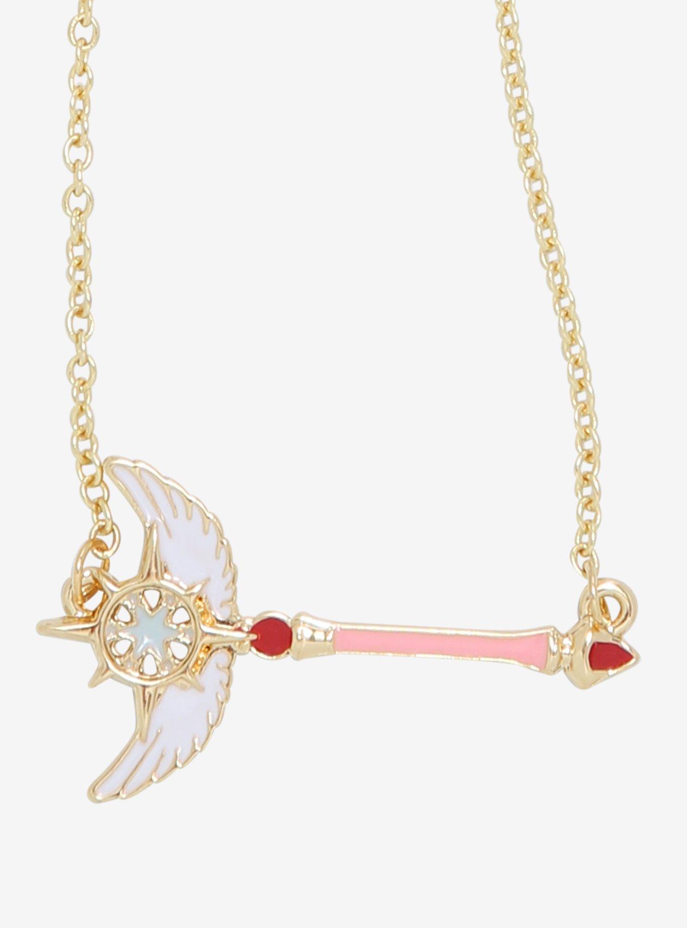 Cardcaptor Sakura Sealing Wand Horizontal Pendant Necklace, , hi-res