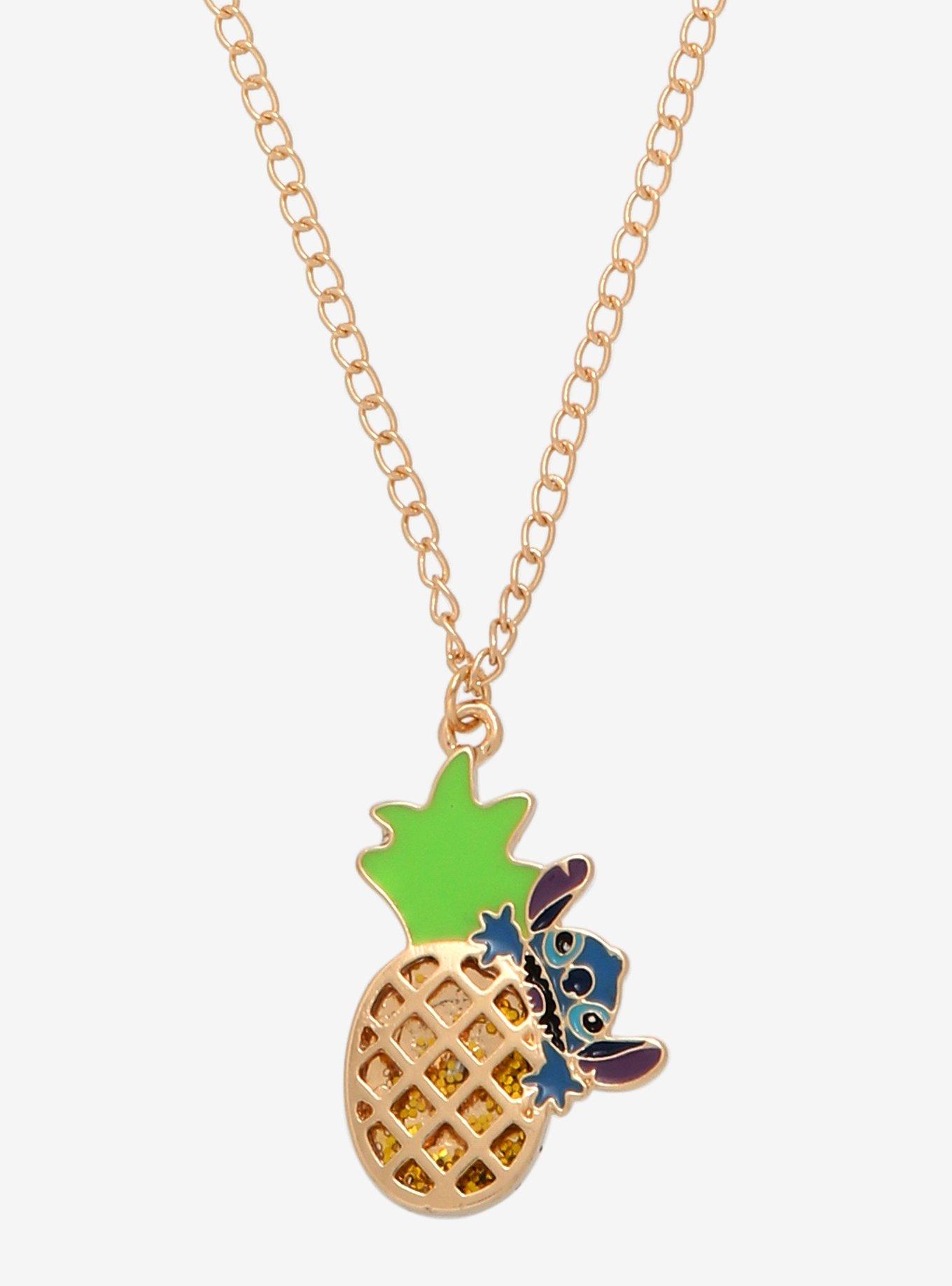 Disney Lilo & Stitch Pineapple Shaker Pendant, , hi-res