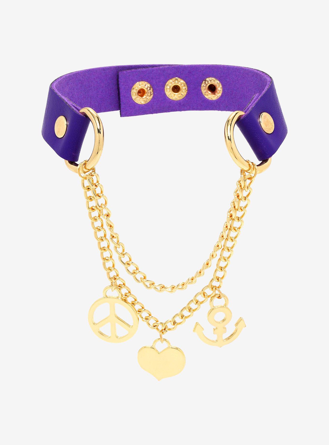 アクセサリー jojo JoJo's Bizarre Adventure Josuke Charm Choker | Hot Topic