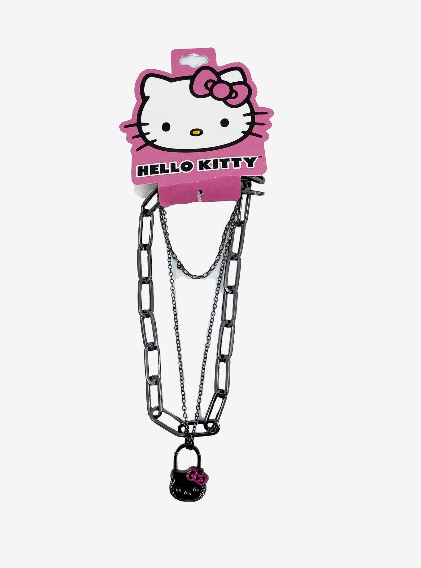  Seven Times Six Hello Kitty 3 Piece Shotbead and Chain Necklace  Set: Clothing, Shoes & Jewelry