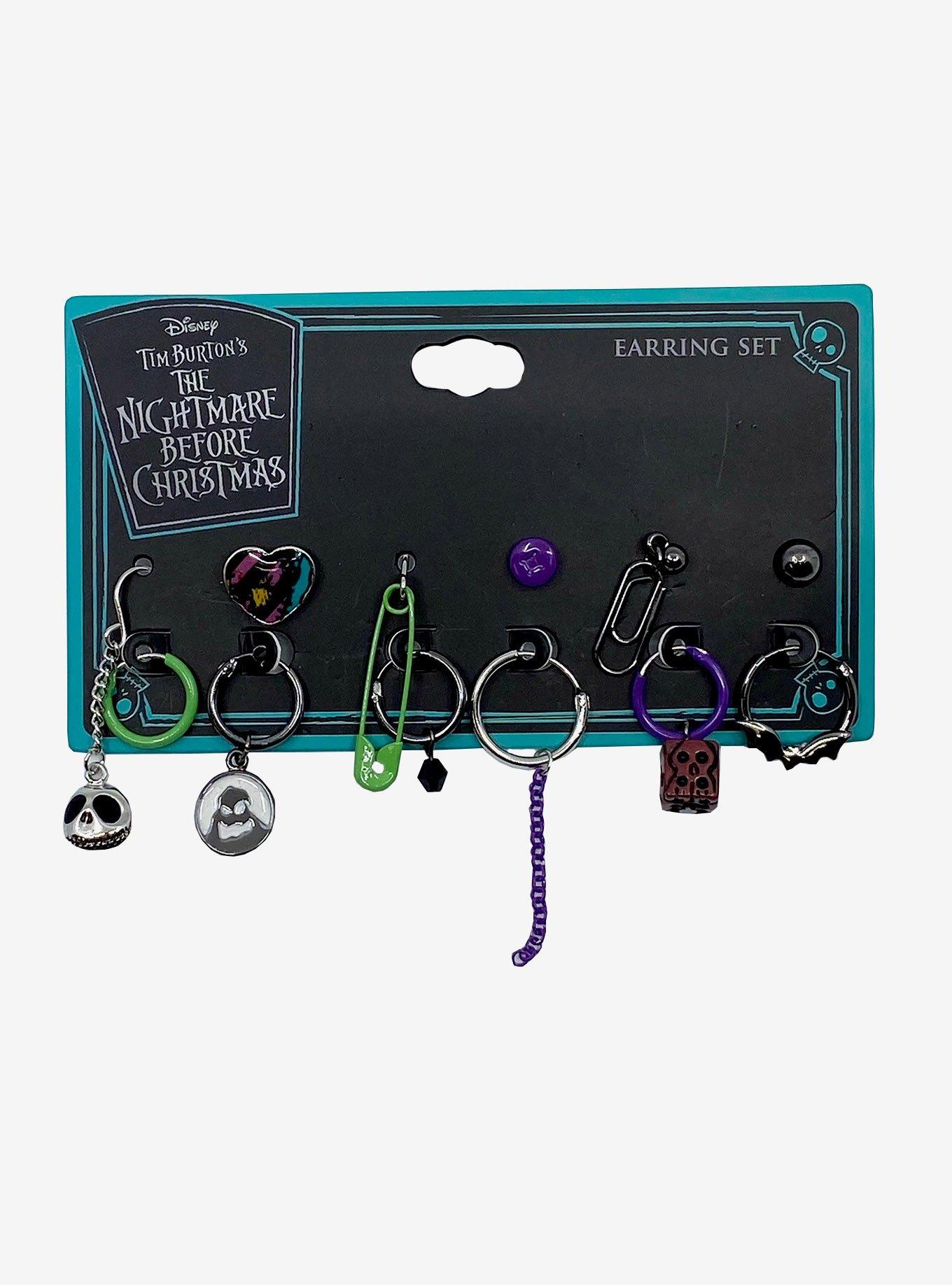 The Nightmare Before Christmas Icon Mismatch Earring Set, , hi-res