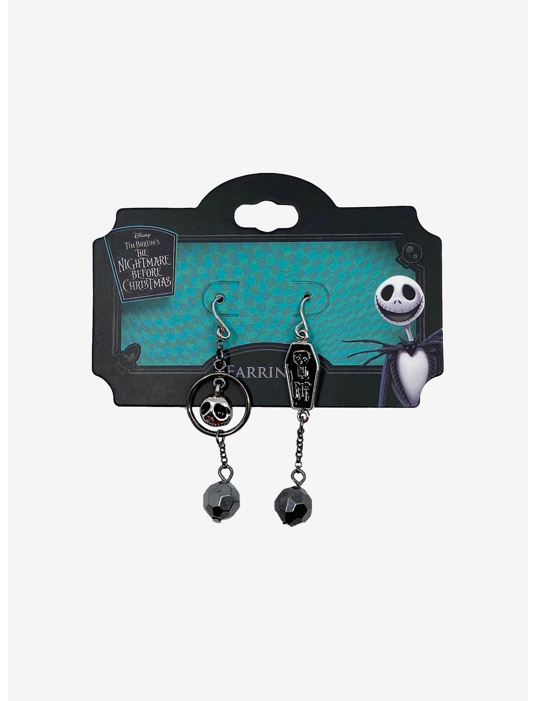 The Nightmare Before Christmas Coffin Mismatch Earrings, , hi-res