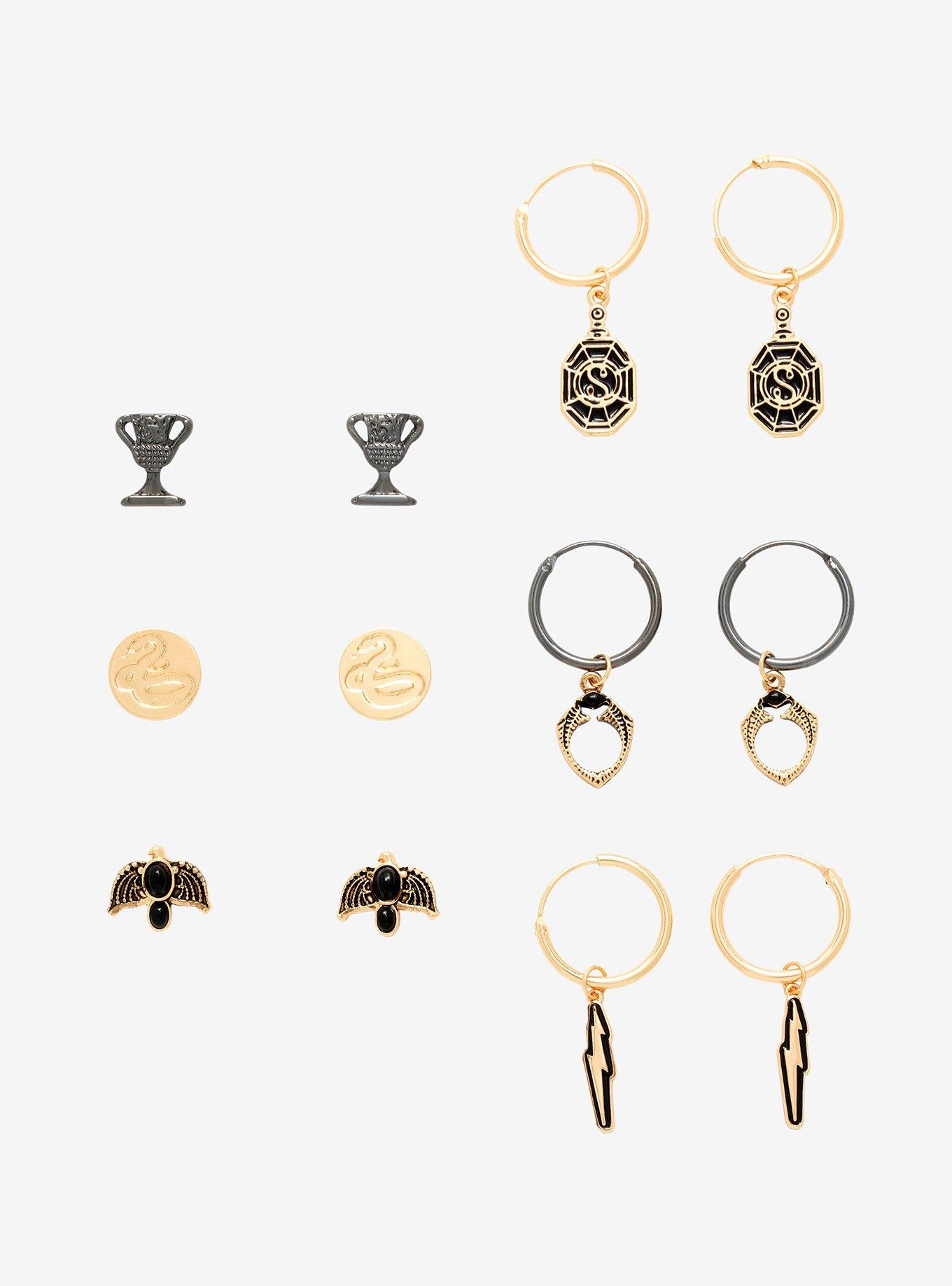 Harry Potter Magic Items Stud & Hoop Earring Set, , hi-res