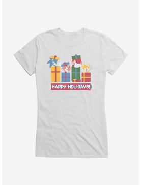 Sonic The Hedgehog Winter Gift Friends Girls T-Shirt, , hi-res