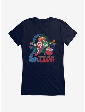 Sonic The Hedgehog Winter On The List Girls T-Shirt, , hi-res