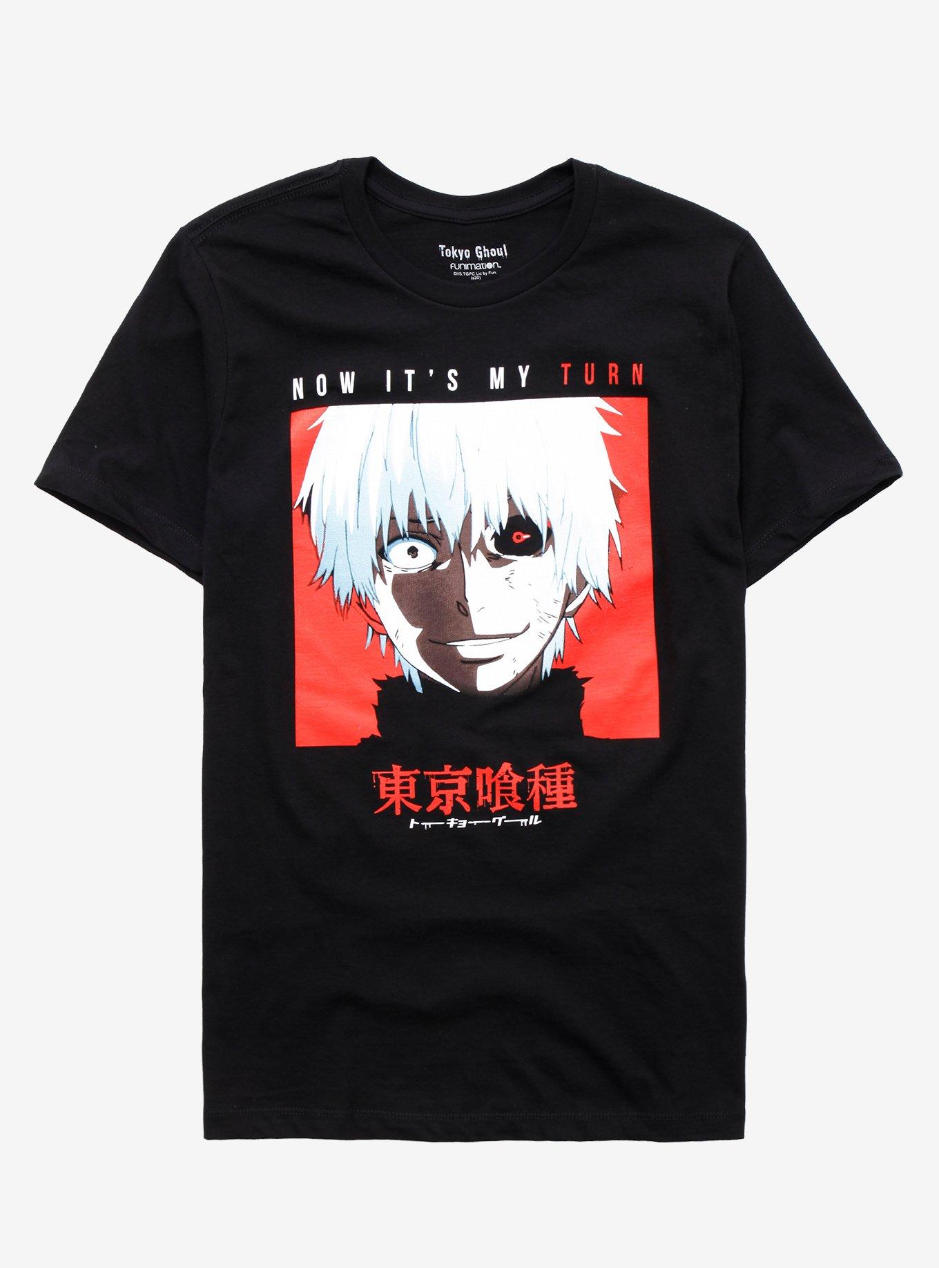 Tokyo Ghoul Now It's My Turn T-Shirt, BLACK, hi-res