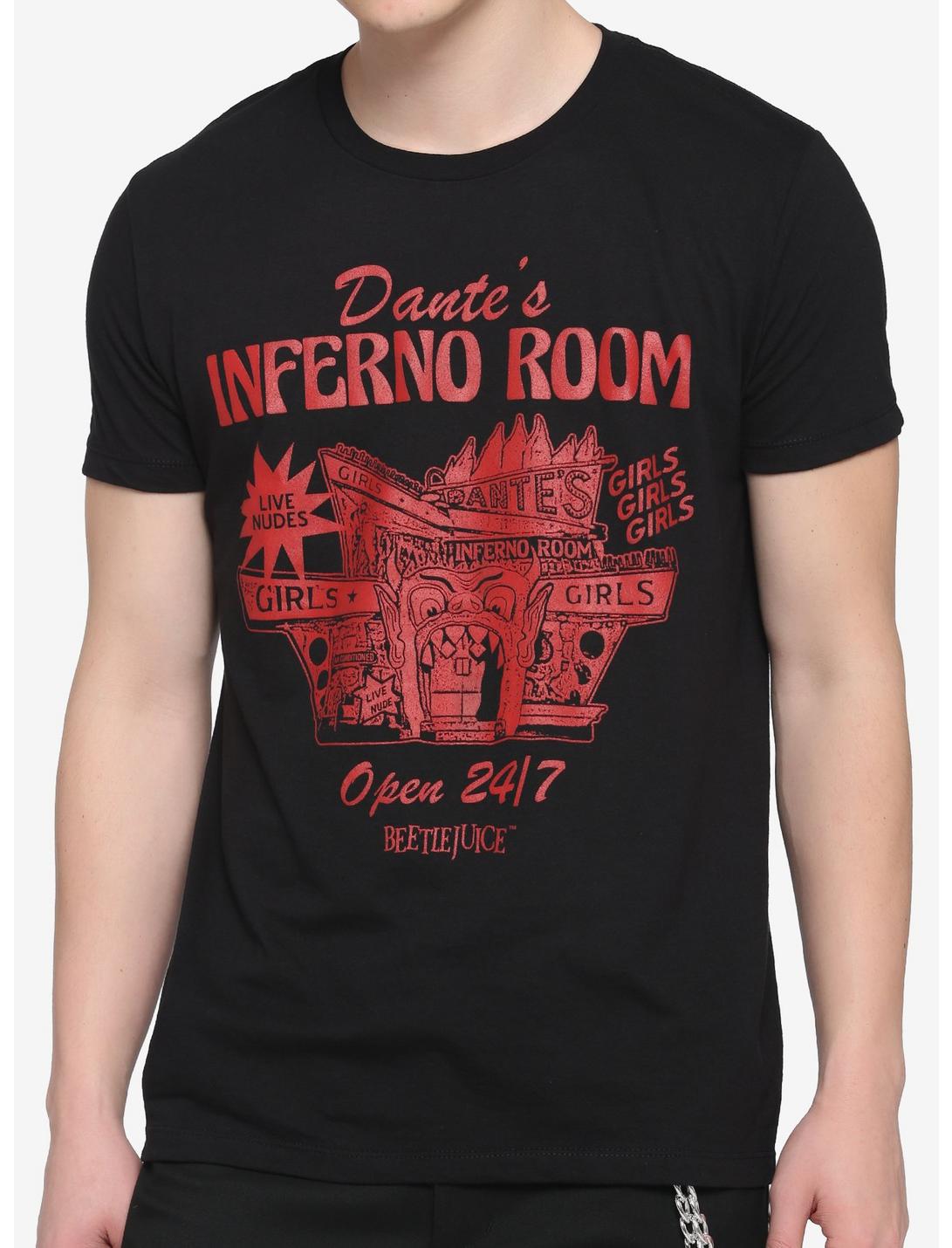 Beetlejuice Dante's Inferno Room T-Shirt, BLACK, hi-res
