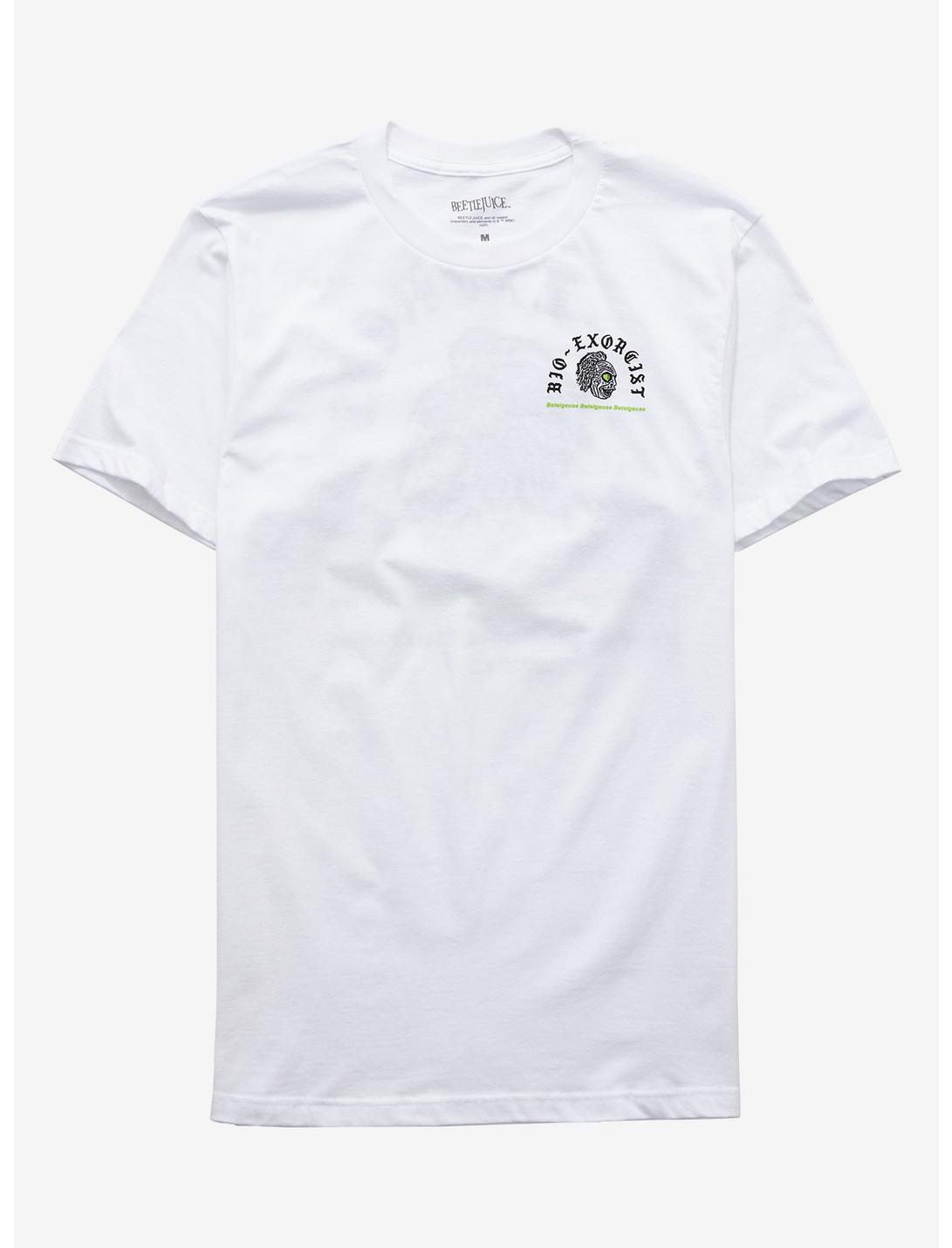 Beetlejuice Bio-Exorcist T-Shirt, WHITE, hi-res