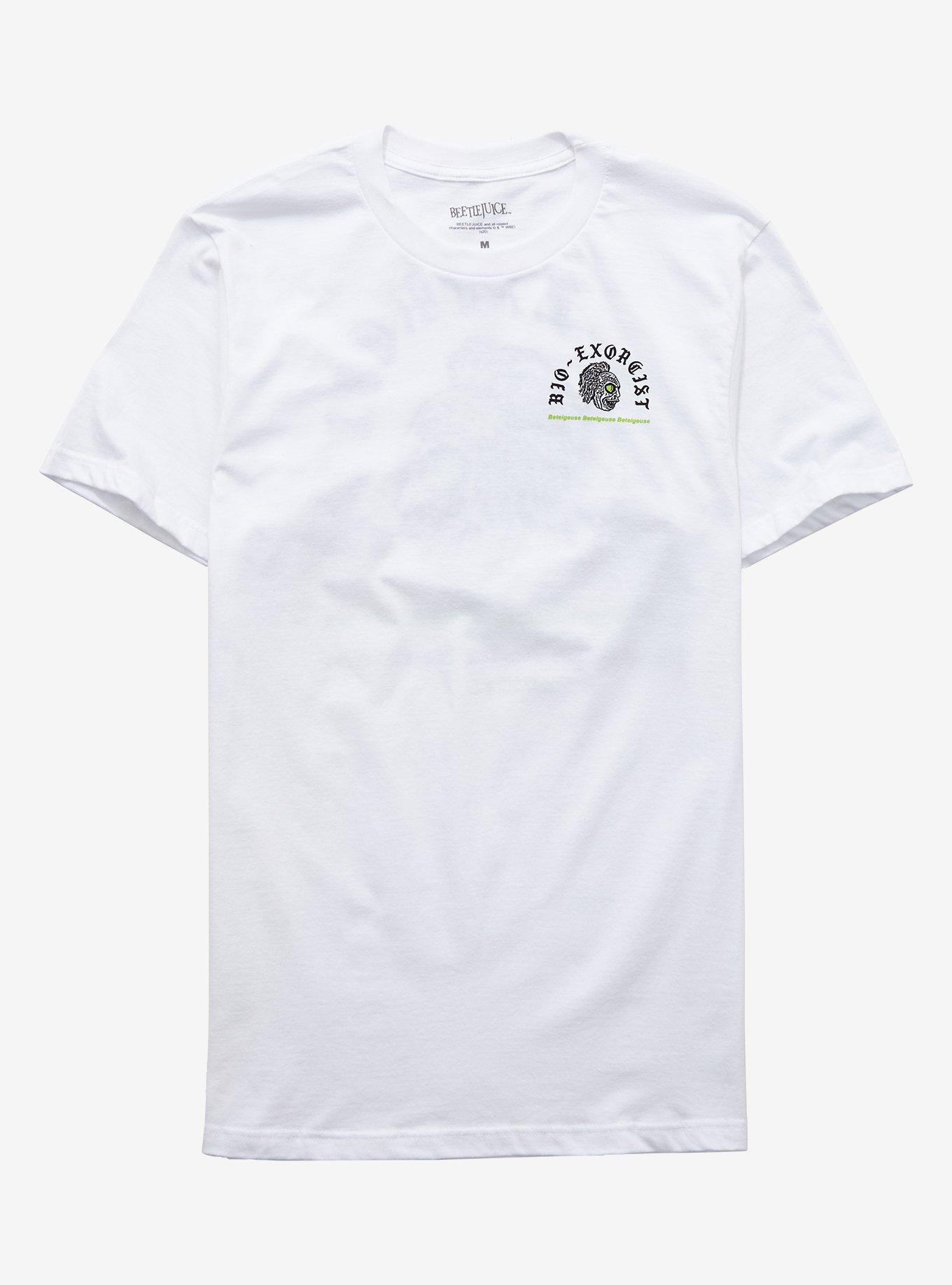 Beetlejuice Bio-Exorcist T-Shirt, WHITE, hi-res