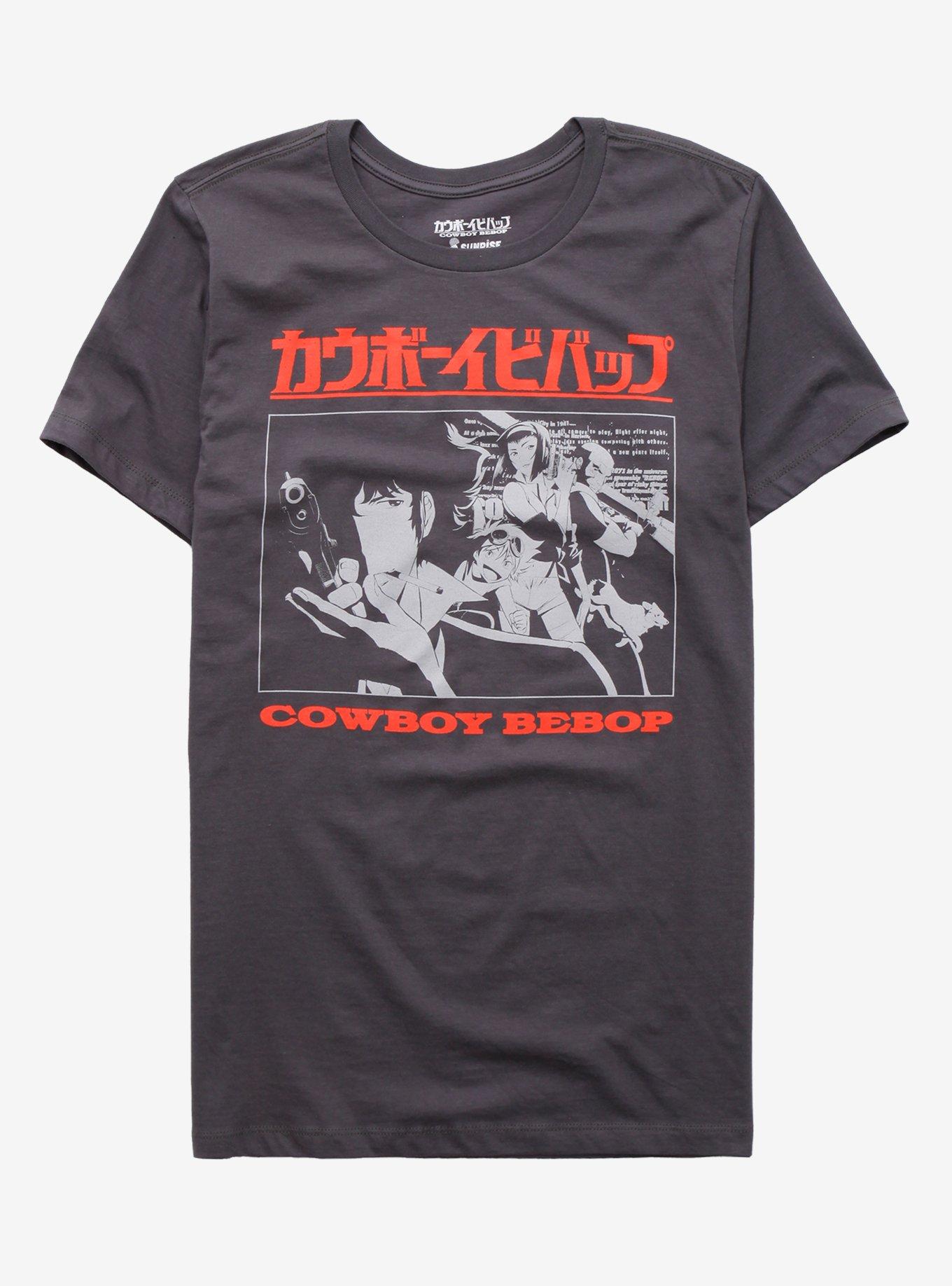 Cowboy Bebop Grey Group Box T-Shirt, GREY, hi-res