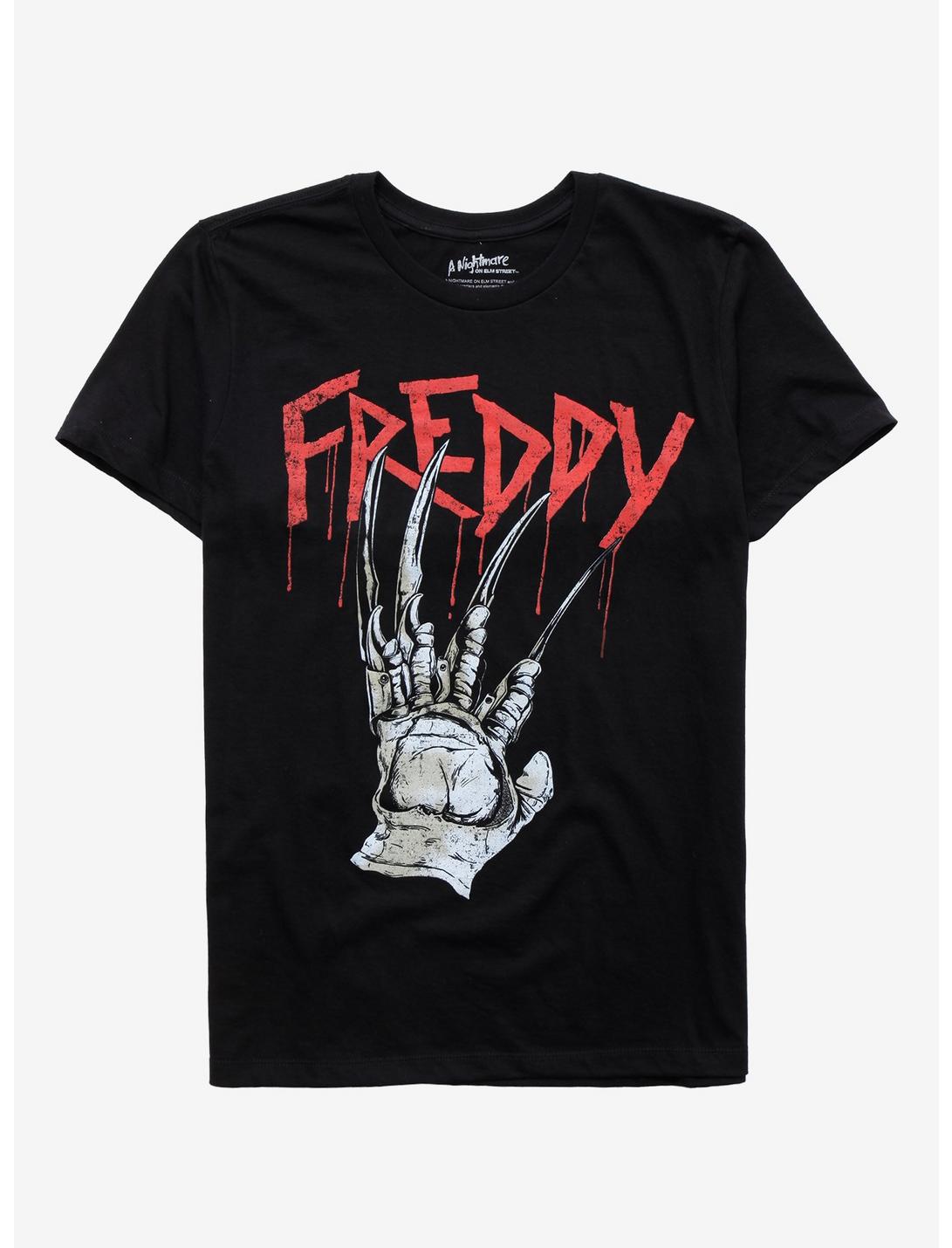 A Nightmare On Elm Street Freddy Glove T-Shirt, BLACK, hi-res