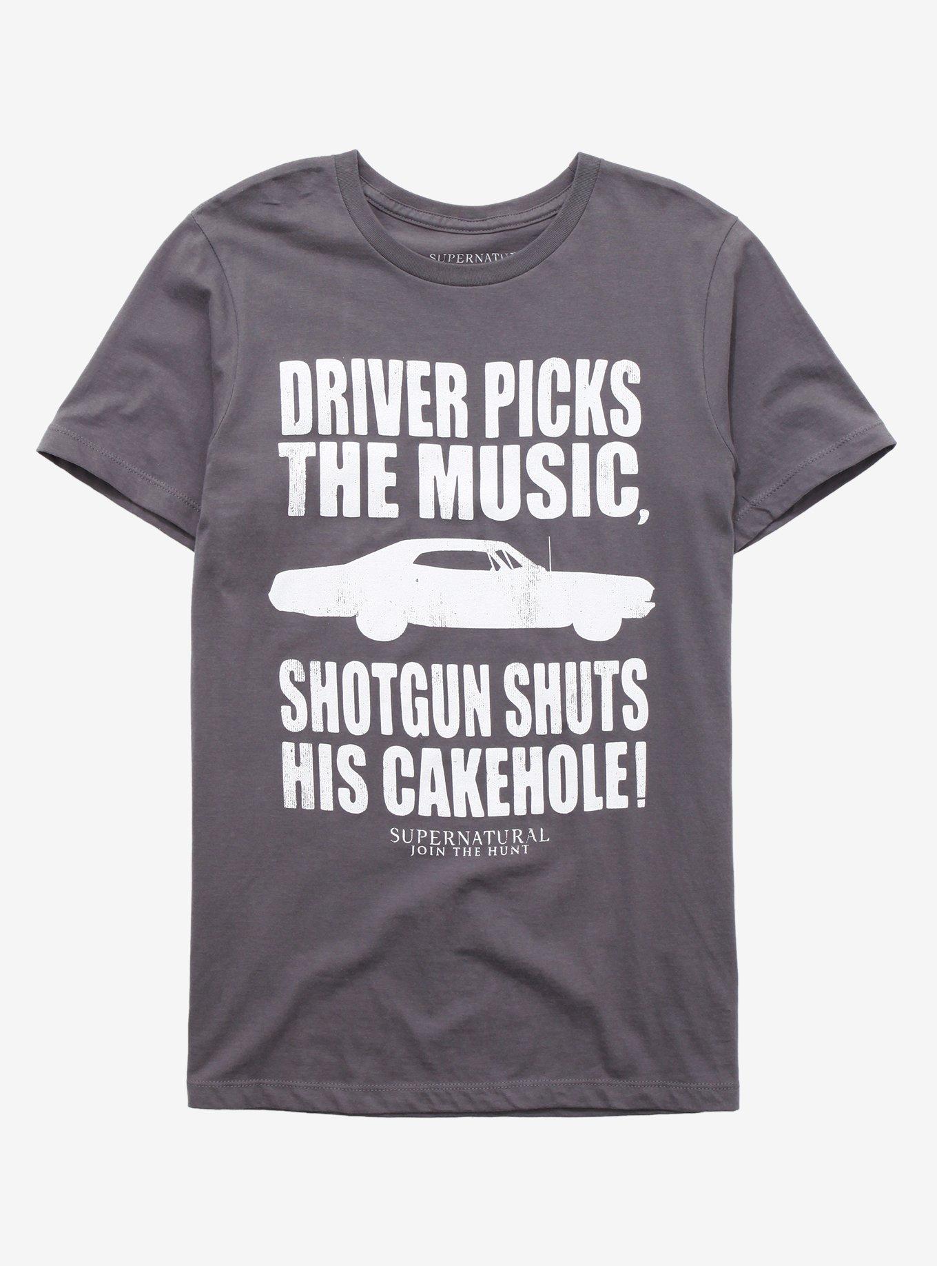 Supernatural Driving Rules T-Shirt, BLACK, hi-res