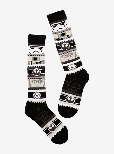 Star Wars Sweater Knee-High Socks | Hot Topic