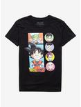 Dragon Ball Z Chibi Character Circles Girls T-Shirt, MULTI, hi-res