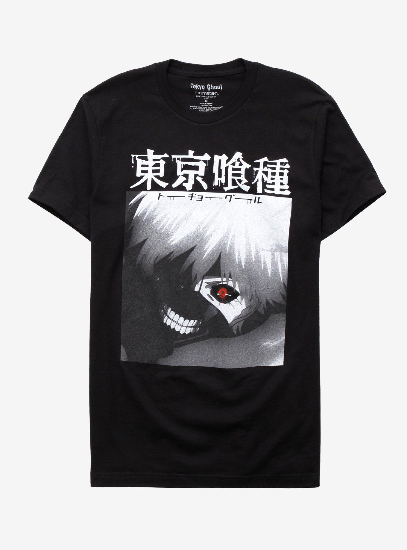 Tokyo Ghoul Red Eye Mask T-Shirt, BLACK, hi-res