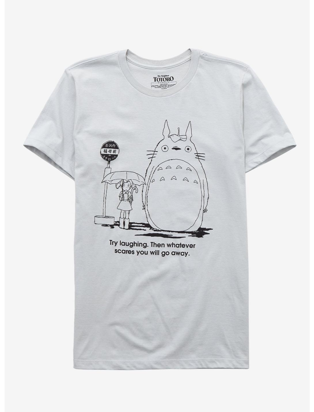 Studio Ghibli My Neighbor Totoro Laughing T-Shirt, GREY, hi-res