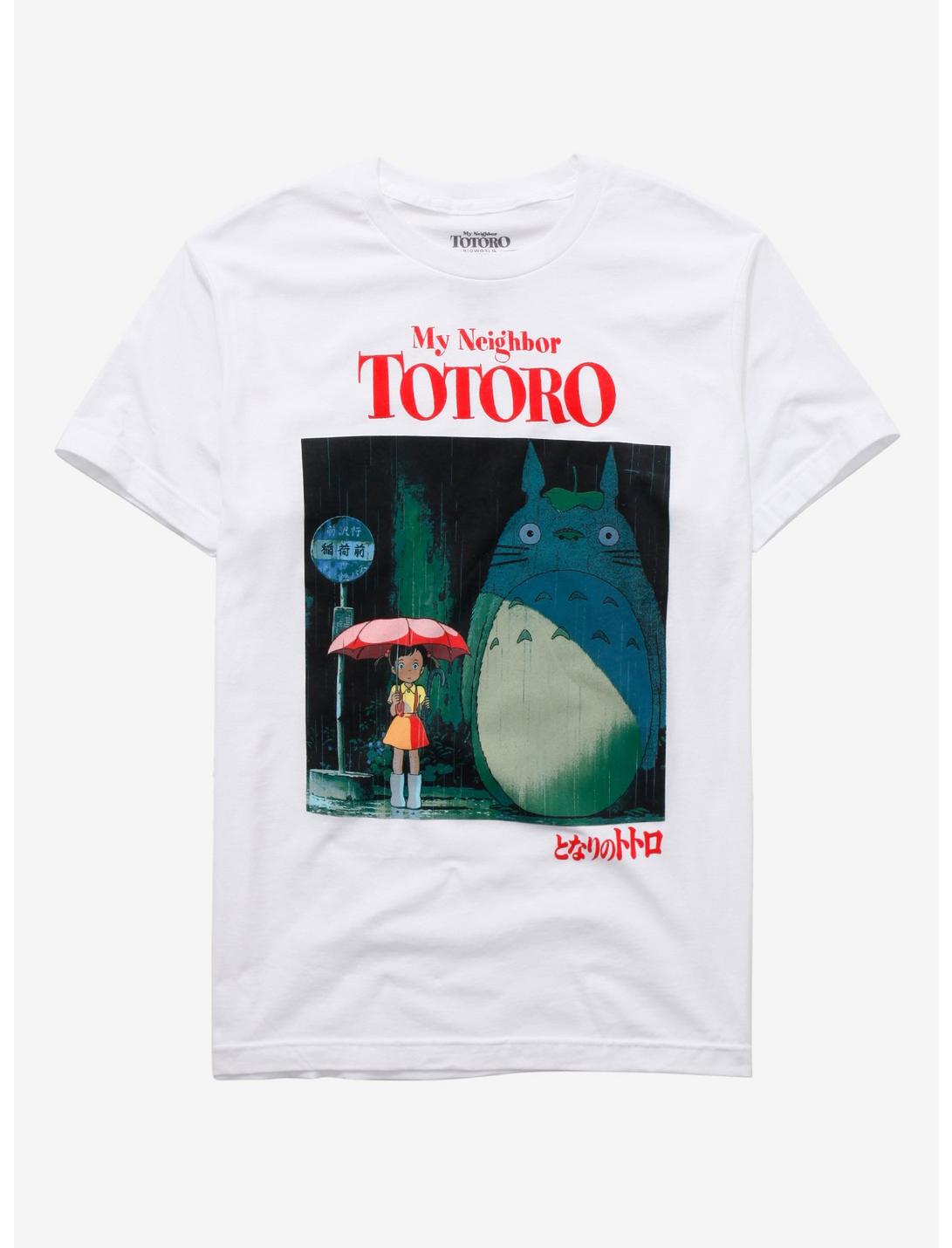 Studio Ghibli My Neighbor Totoro Bus Stop T-Shirt, WHITE, hi-res