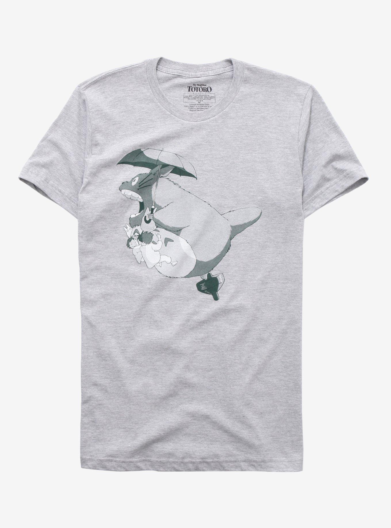 Studio Ghibli My Neighbor Totoro Flying Top T-Shirt, GREY, hi-res