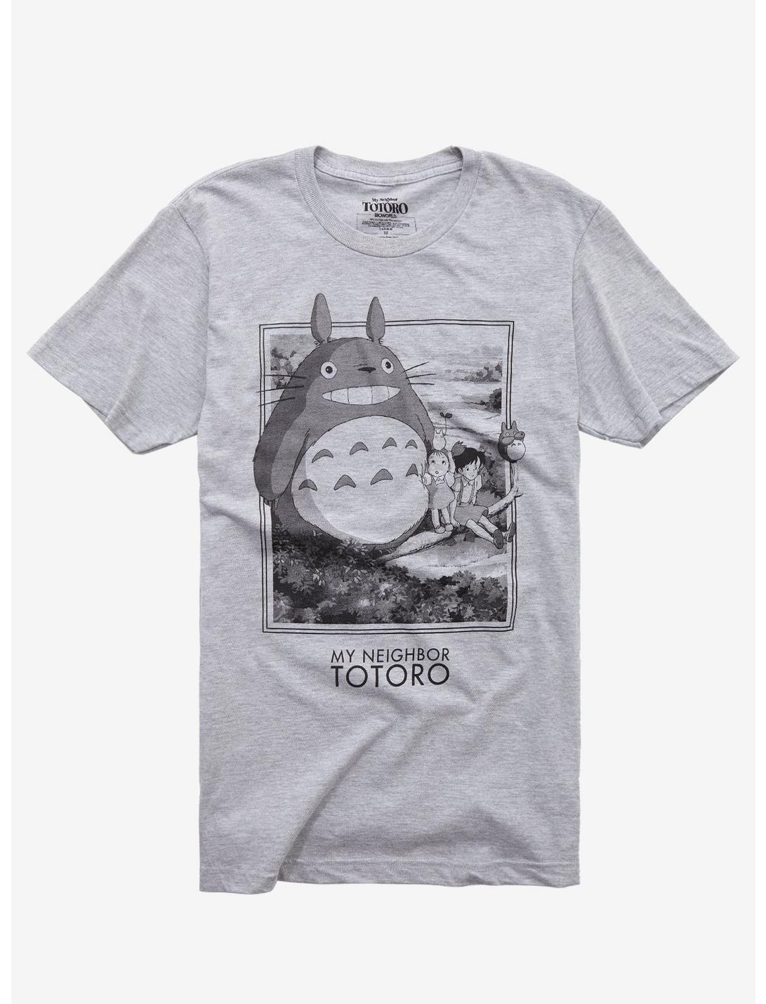 Studio Ghibli My Neighbor Totoro Frame T-Shirt, GREY, hi-res