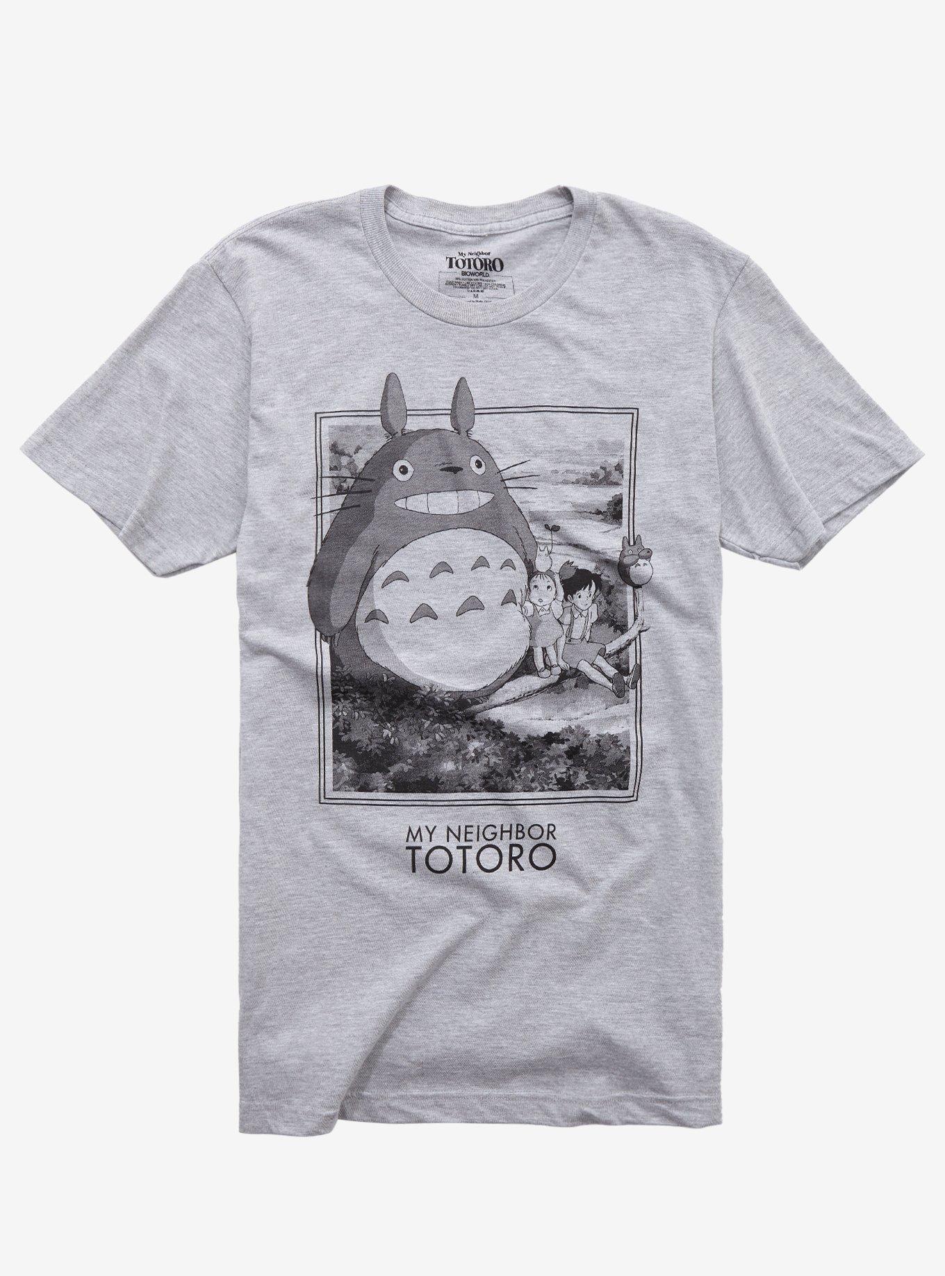 Studio Ghibli My Neighbor Totoro Frame T-Shirt, GREY, hi-res