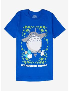 Studio Ghibli My Neighbor Totoro Leaves T-Shirt, BLUE, hi-res