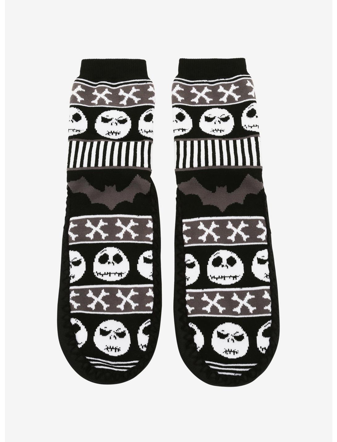 The Nightmare Before Christmas Jack Fair Isle Slipper Socks, , hi-res