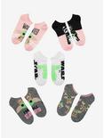 Star Wars The Mandalorian Chibi Child Pink No-Show Socks 5 Pair, , hi-res