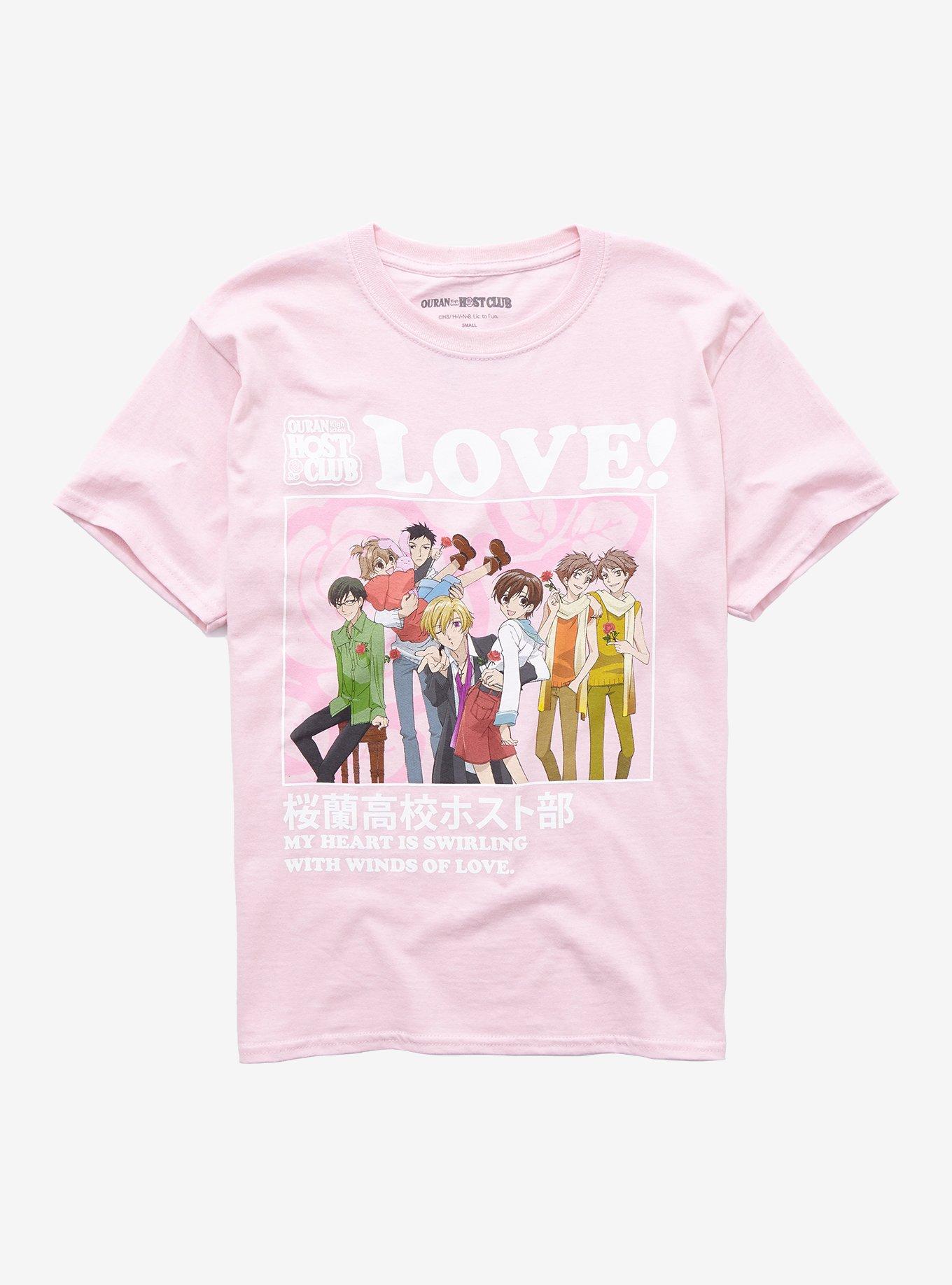 Ouran High School Host Club Love! Girls T-Shirt, MULTI, hi-res