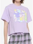 Cartoon Network Pastel Characters Girls Crop T-Shirt, MULTI, hi-res