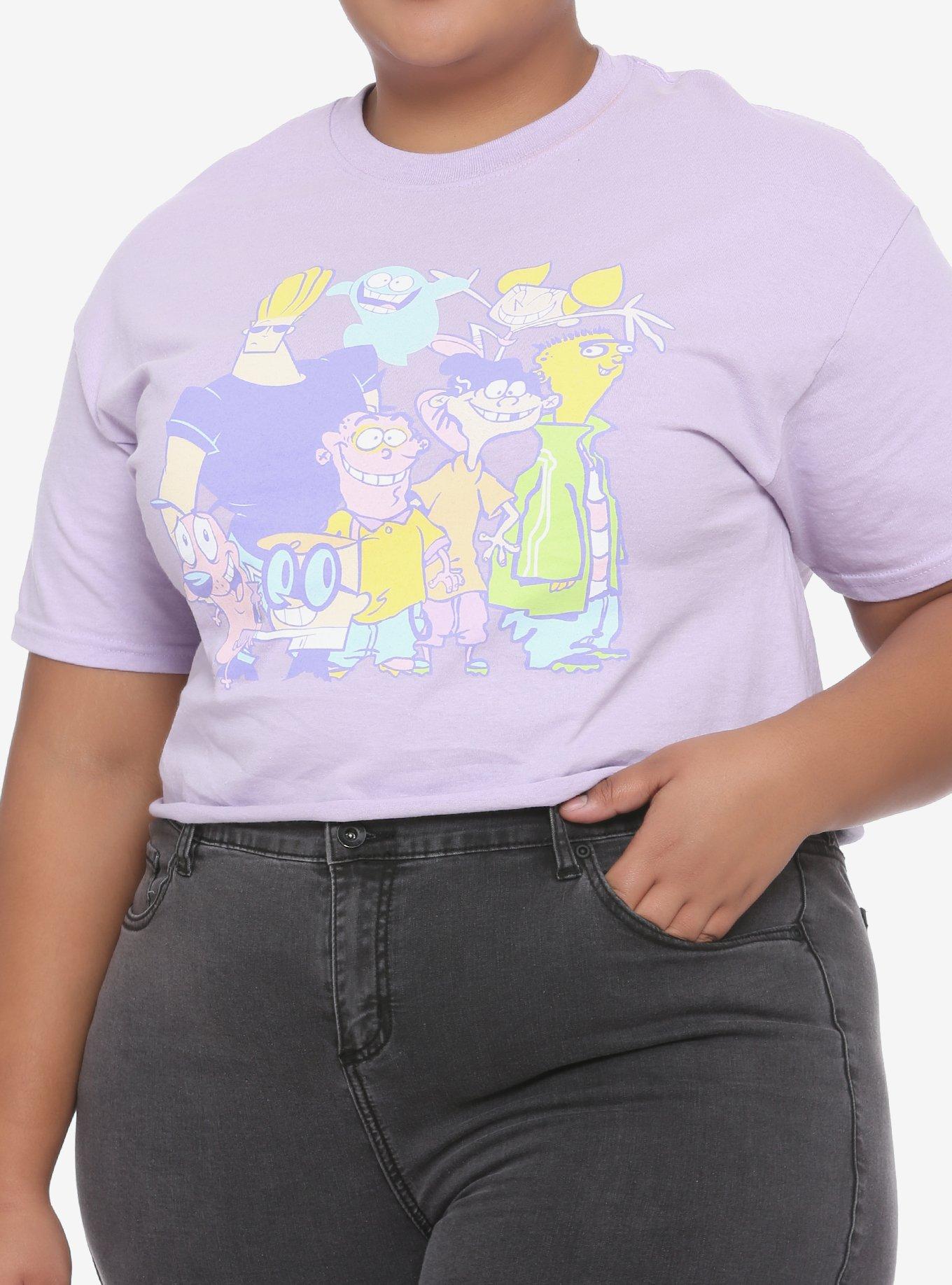 Cartoon Network Pastel Characters Girls Crop T-Shirt Plus Size, MULTI, hi-res