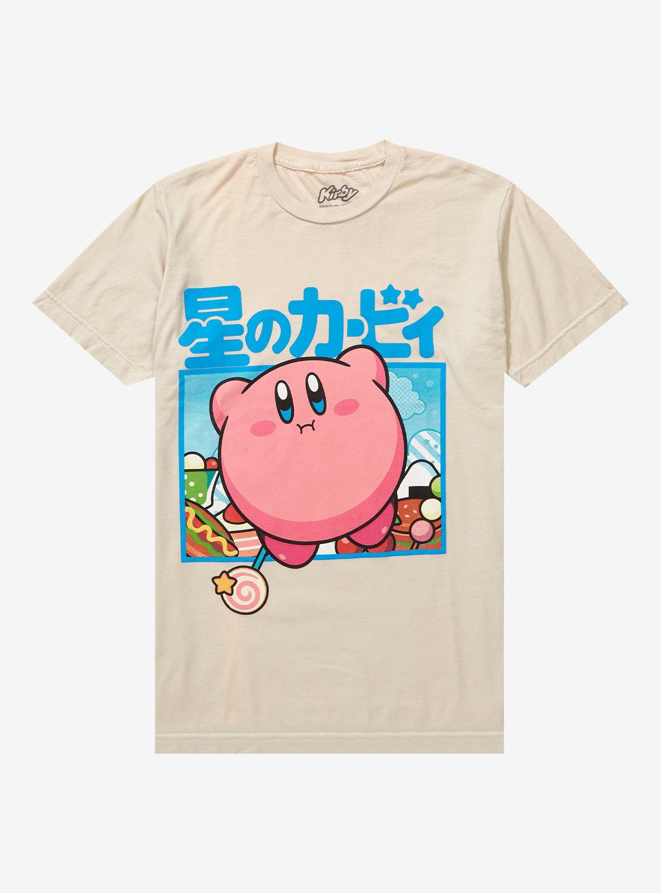 Kirby Snack Inhaler Boyfriend Fit Girls T-Shirt | Hot Topic