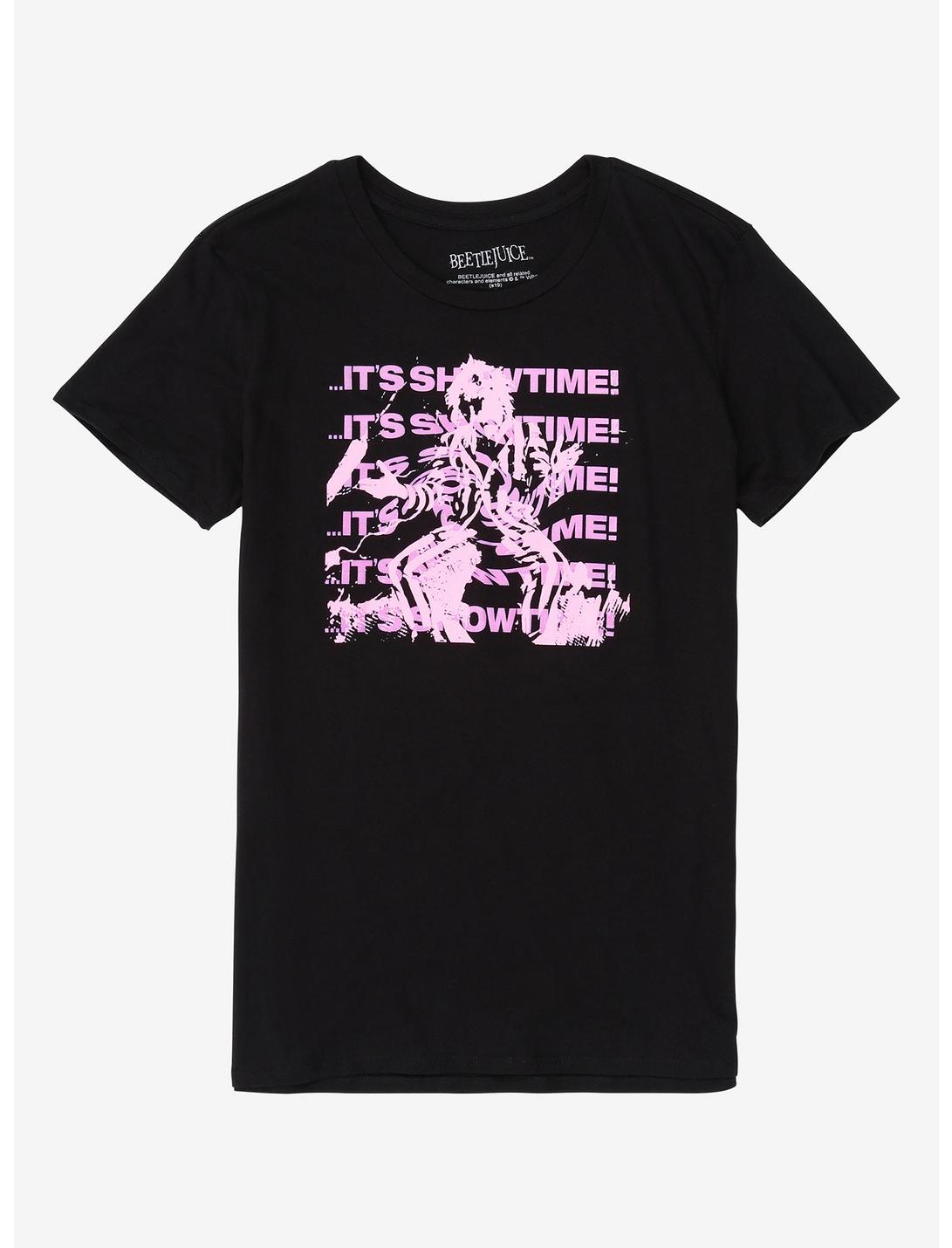 Beetlejuice Pink & Purple Repeat Girls T-Shirt, PINK, hi-res