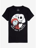 The Nightmare Before Christmas Jack & Sally Now And Forever Girls T-Shirt, MULTI, hi-res
